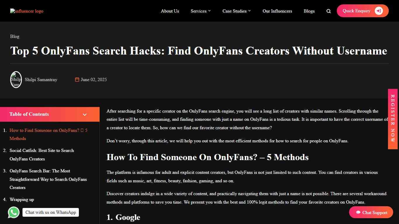 5 Effective Ways to Find Someone on OnlyFans (2024)